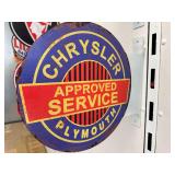 12x14 metal wall mount flange sign
