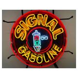 NEON Signal Gas 25" X 25"