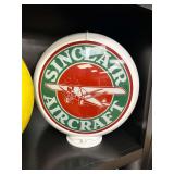 Glass reproduction Globe - Sinclair Aircraft