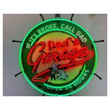 NEON "Dads Garage" 24x24