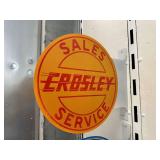 12x14 metal wall mount flange sign