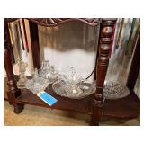 Lot - Assorted Display and Serving Glassware