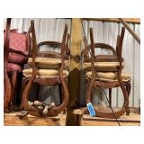 Lot - (4) Ornate Accent Chairs