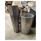 Lot - Metal Roll and Perforated Sheet Flashing