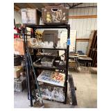 Lot - Lighting Fixtures, Lamp Parts, Assorted Signs