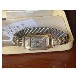 Gruen Gold Tone Watch with Expandable Band