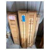 Lot - Assorted Wooden Shutters