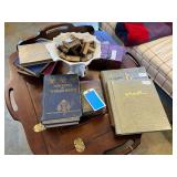 Lot - Assorted Vintage Books and Printing Press Letters