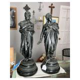 Lot - (2) Antique Statues