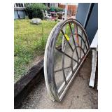 Clear Glass Arched Window