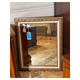Vintage Mirror with Gold Tone Frame