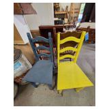 Lot - (4) Assorted Wooden Chairs