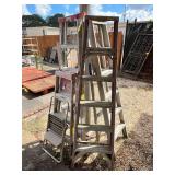 Lot - Assorted Ladders