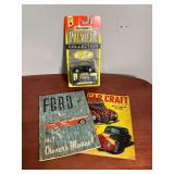 Lot - Vintage Car Magazine, Ford Manual, and Matchbox Car