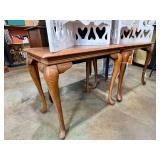 Lot - (2) Wooden Tables