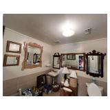 Lot - Assorted Framed Mirrors