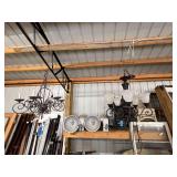 Lot - (2) Two Iron Chandeliers