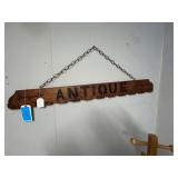 Hanging Wood Sign