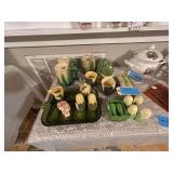 Lot - Corn-Themed Ceramic Kitchen Collection