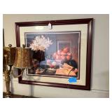 Large Framed Still Life Print