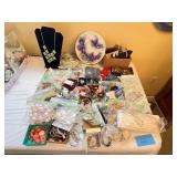 Lot - Assorted Jewelry, Watches and A Royal Austria Plate