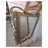 Lot - Decorative Gold Tone Mirrors with Ornate Frames