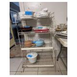 White Rack Contents Not Included