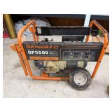 General GP5500 4-Cycle Gas Generator - For Parts, Missing Fuel Tank