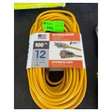 100-Ft 12 Ga Outdoor/Indoor Extension Cord