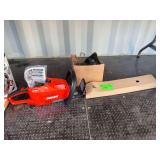 Echo 58V Hedge Trimmer with Quick Charger