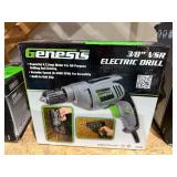 New Genesis 3/8 Variable Speed Electric Drill