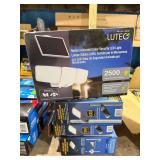 (3) Solar Area Lights and (1) Motion Activated Light