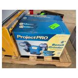 New Project Pro 8in Bench Grinder with Light