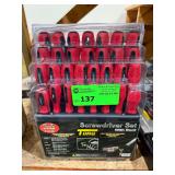 New Torq 30-Pc Screwdriver Set with Rack