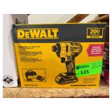 New Dewalt Brushless 1/4in Impact with Battery, Charger, and Bag - Model DCF787C1