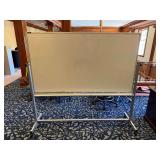 Rolling Double Sided Dry Erase Board