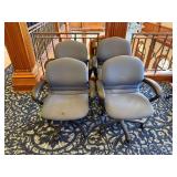 Lot - (4) Rolling Office Chairs