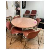 Table and (7) chairs (located in 2nd breakroom)