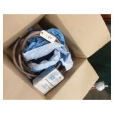 Human respirator with hose and pump