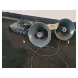 Public Address System (Amplifier with (2) Speakers)