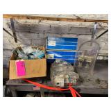 Misc:  Single wall peg hooks, Filtering drains, etc.