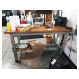 5 ft Wood top/Metal Frame Drafting table