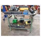 Large Metal Work Table - No Contents