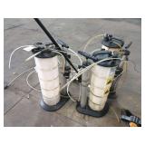 (3) Mityvacs with roll around pickup magnet