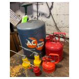 Misc Lot of Oil Cans