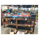 Large Wood work table (NO CONTENTS)