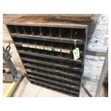 Vintage Megal Storage Shelf