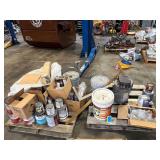 (2) Pallets of Paint Supplies