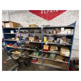 LARGE LOT: Shelves with all contents: Filters/Wrenches/Rubber Mallets, etc.