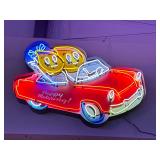 LARGE Neon "Esso Cars", 3 1/2